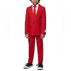 Opposuits Little Boys 3-pc. Suit Set in red devil size 8Y.